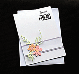 Special Friend - Handcrafted (blank) Card - dr19-0020